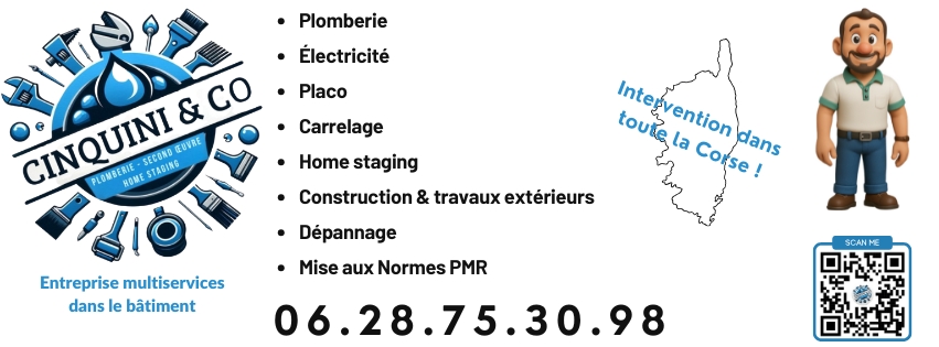 CINQUINI & CO est une entreprise multiservices du bâtiment en Corse.