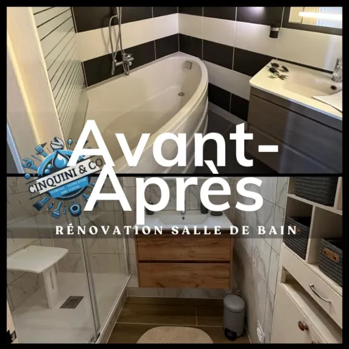 Rénovation d'une salle de bain, Biguglia, CINQUINI & CO