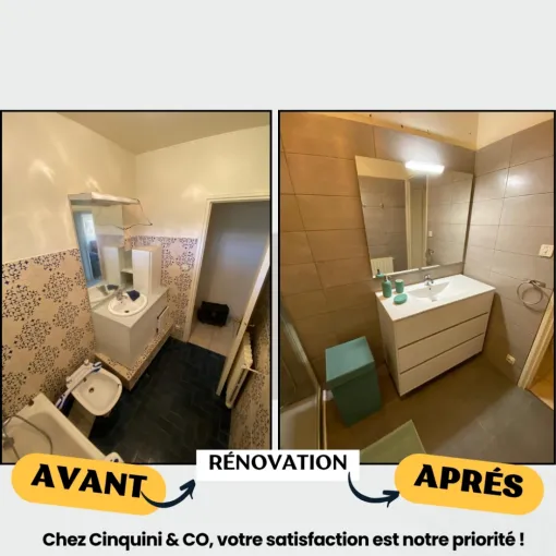 Rénovation Complète d'une Salle de Bain a Bastia, Biguglia, CINQUINI & CO