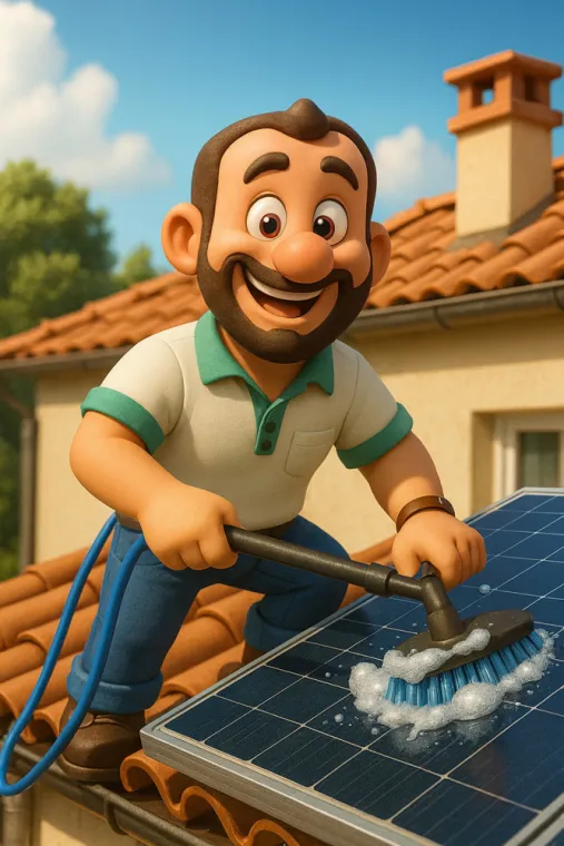 Nouveau service by Cinquini & Co : le nettoyage de vos panneaux solaires !, Biguglia, CINQUINI & CO