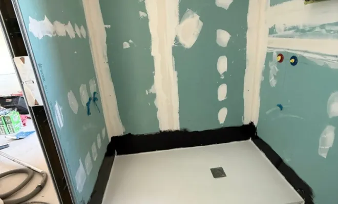 Création d'une salle de bain et d'un WC à Bastia, Biguglia, CINQUINI & CO